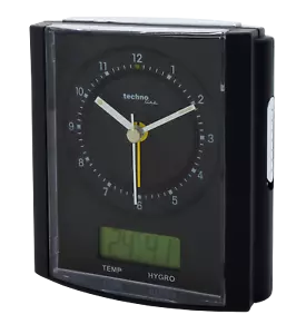 Technoline, WT 770 Premium-Funkwecker, Mattschwarz-Chrom, 10,5X 5,3X 10,8cm - Bild 1 von 4