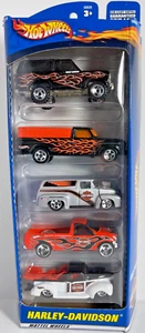 HOT WHEELS  VINTAGE  "Harley Davidson"    5  PACK , Year  2000 - Picture 1 of 2