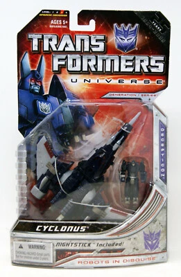 Transformers - Universe - Deluxe Class - Cyclonus - ca. 15cm lang - + Nightstick - Bild 1 von 4