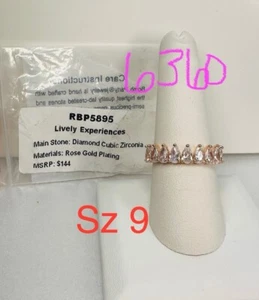 Neu im Karton Bomb Party Gr.9 BP Ring RBP5895 Lively Experiences Diamant CZ Roségold Pl - Bild 1 von 7