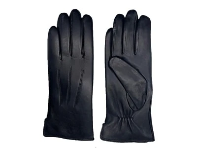 Women's Sheepskin Leather Full Lined Rabbit Fur Gloves - Image 1 of 2