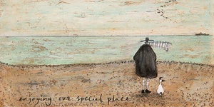 Sam Toft - Enjoying Our Special Place 50 x 100cm Canvas Print Wall Art WDC93259 - Picture 1 of 1