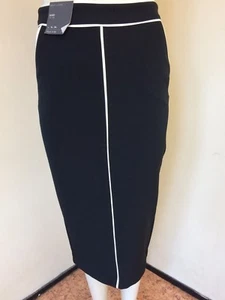 ** Nuovo con etichette!! Splendida gonna elegante bianca e nera a tubino di New Look taglia 6 - ottima! - Foto 1 di 3