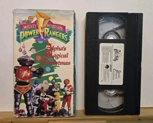 Mighty Morphin Power Rangers Alpha's Magical Christmas (VHS, 1994) - Picture 1 of 4