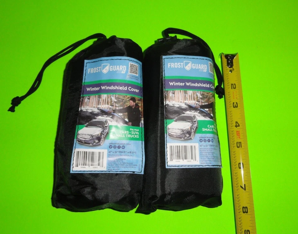 Frost Guard Go Winter Windshield Cover Snow Ice 61 X 32 in Travel Bag