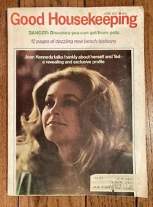 Good Housekeeping - June 1972 - Joan Kennedy, Menus, Home Beach Fashions Vintage - Picture 1 of 13