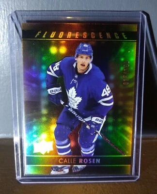 2017 Calle Rosen Upper Deck Fluorescence #F-3 Hockey Card #/150 - Image 1 of 4