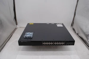Commutateur PoE Gigabit 24 ports Cisco WS-C3650-24PD-S 3650 - Livraison gratuite au Royaume-Uni ! - Photo 1/2