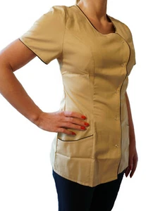 Túnica Sharley Salón de Belleza SPA Uniforme Uñas Masaje Terapeuta Uso Peluquería - Imagen 1 de 34