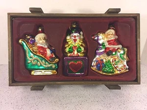 Thomas Pacconi Museum Series Xmas Ornaments in Wood Case Set #2 - Picture 1 of 10
