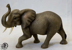 Elefant erhobener Rüssel Tierfigur Figur grau groß Nr. 1418 - Bild 1 von 6