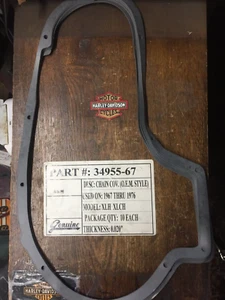 Harley-Davidson GENUINE PRIMARY CHAIN COVER GASKET XL 34955-67 1967-76 XL ALL - Picture 1 of 8