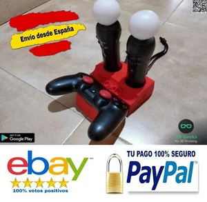 SOPORTE PARA MANDO PS4 Y PS4 MOVE - Imagen 1 de 2
