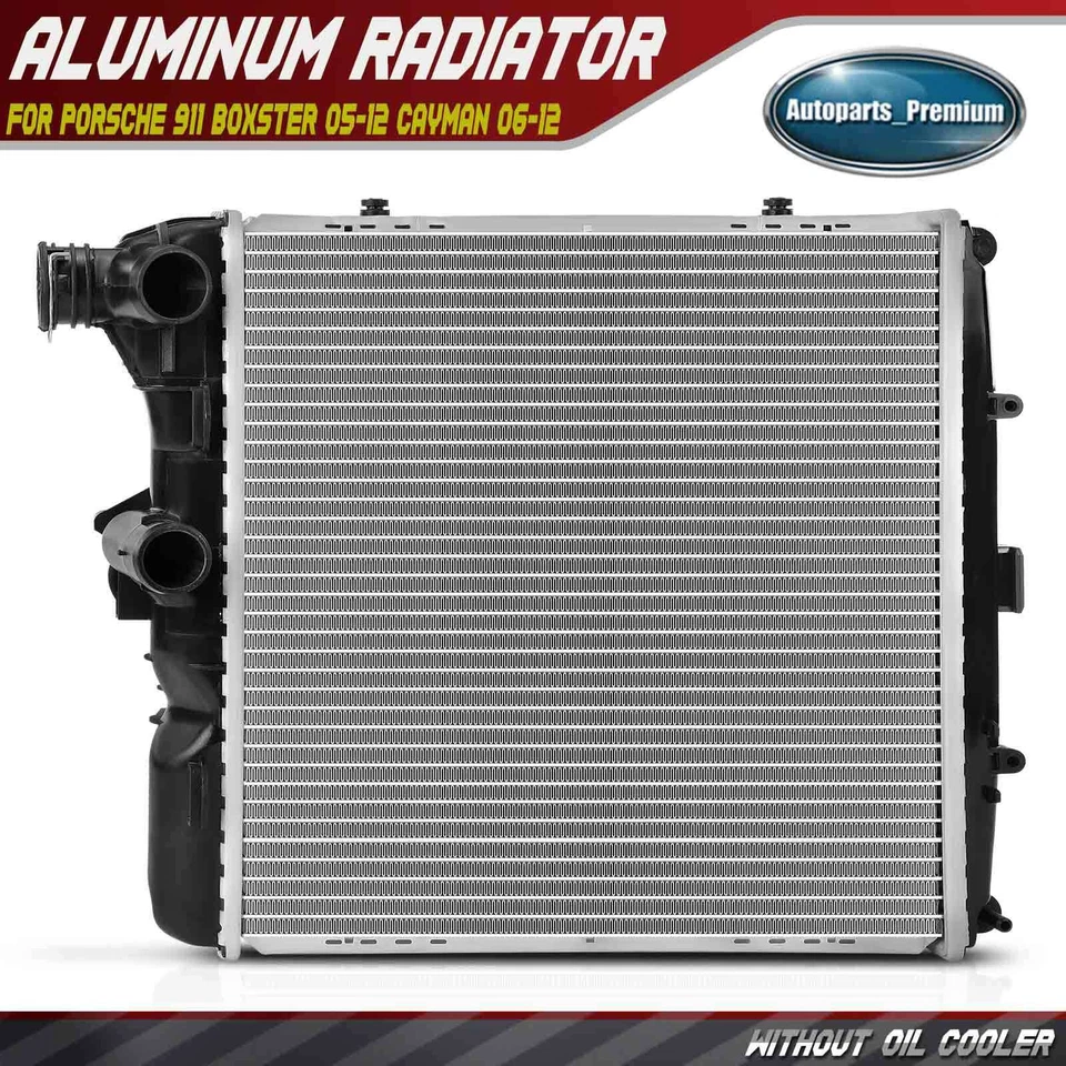 Radiador izquierdo Porsche 911 Boxster 2005-2012 Cayman 2006 2007 2008 2009-2012 Foto 1 de 4