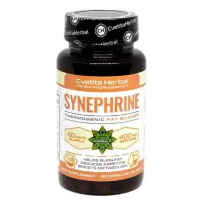 Synephrine 脂肪燃烧器 减肥 代谢加速器 药片 60 盖,3 件装 — 第 1/4 张图片