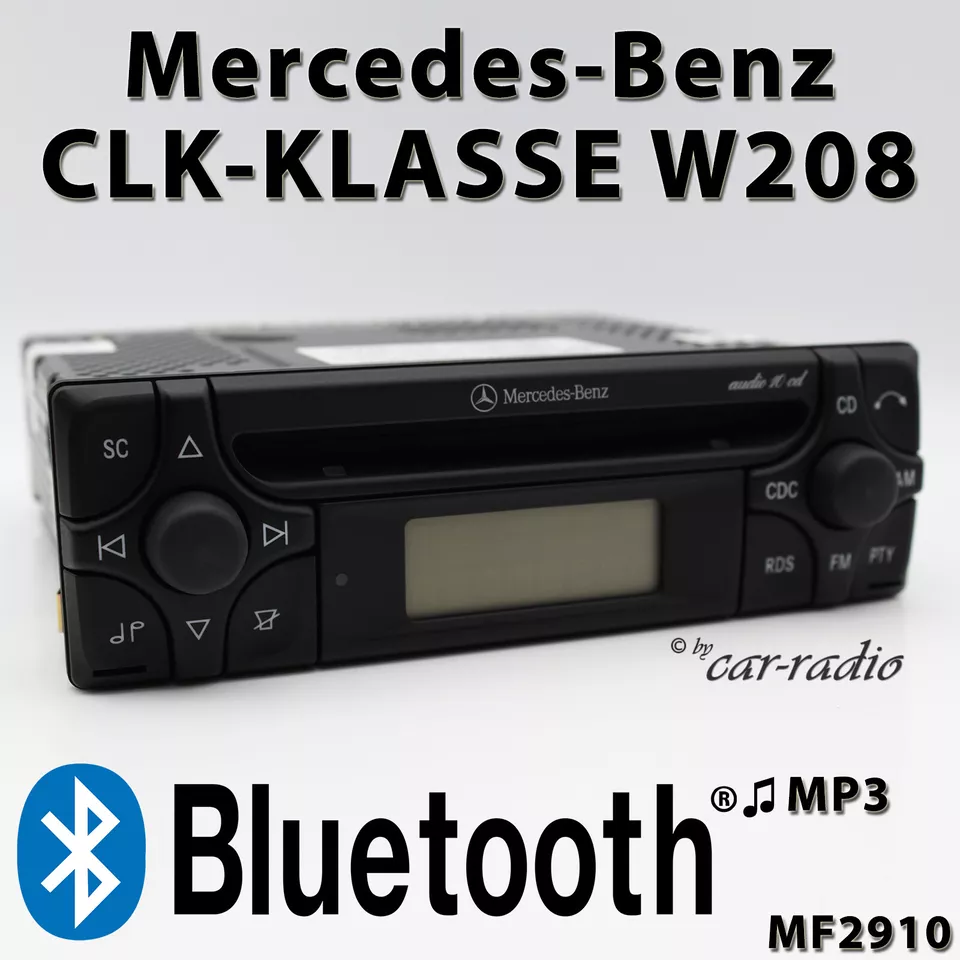 Mercedes W208 Radio Audio 10 CD MF2910 MP3 Bluetooth CLK-Klasse CD-R Autoradio - Bild 1 von 4