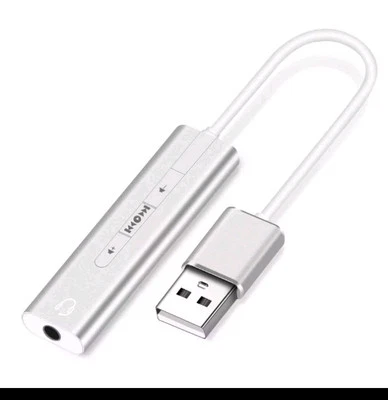 HIFI MAGIC VOICE 7.1 CH 2-in-1 USB External Sound Card Works with Phone Headset - Image 1 of 4