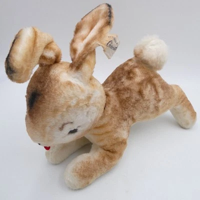 Personaje Novedad Vintage Peluche Conejo Peluche Animal Correr Pana Foto 1 de 4