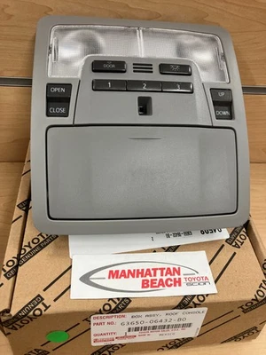 12-17 Toyota CAMRY Overhead CONSOLE BOX W/HOMELINK  & SUNROOF GRAY OEM TOYOTA - Изображение 1 из 4