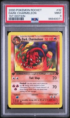 2000 Pokemon Rocket #32 Dark Charmeleon 1st Edition PSA 9 - Image 1 of 2
