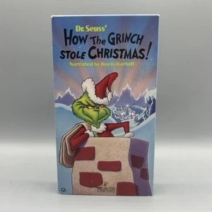 How the Grinch Stole Christmas (VHS, 1988) Tested Cartoon Kids Dr Seuss - Picture 1 of 3