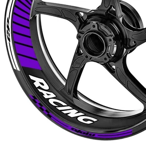 GP04 Gloss Purple Decal Wheel Stickers For ER6N 11 12 13 14 15 16 17 -MC - Picture 1 of 10