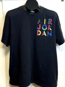 Nike Air Jordan The Cradle Mosaic Mens Black Graphic Tee T Shirt XL - Bild 1 von 6