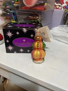 Christopher Radko Leader of the Patch Jr Halloween Ornament RETIRED w/ box Tag - Picture 1 of 6