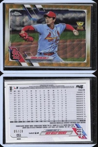 Topps 2021 cromo refractor de onda dorada #153 Kwang-Hyun Kim Cardinals/50 - Imagen 1 de 1