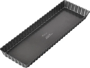 Wilton Extra Long Non-Stick Tart and Quiche Pan, 1 Count (Pack of 1), Black  - Picture 1 of 4