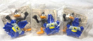 Juego de 3 Looney Tunes McDonalds Comida para Niños Pato Lucas como Pato Murciélago - 1991 Sellado - Imagen 1 de 4