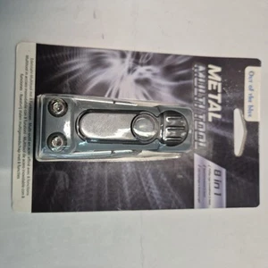 Multitool mit 8 Funktionen, aus Edelstahl, ca. 3,5 x 8 cm, mit je 3 Schlitz ... - Bild 1 von 2