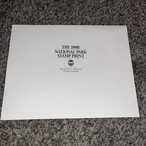 1988 NATIONALPARK BRIEFMARKENDRUCK & Briefmarken Passing Showers Yellowstone Mike Coleman - Bild 1 von 15