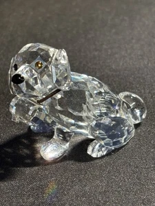 Swarovski Kristall Bernhardiner Welpe mit Fass #A 7619 NR 000 006 in Box - Bild 1 von 11