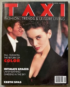 TAXI Magazine VTG Issue - August 1988 w/ Fall Fashion & Makeup • Donna Karan - Picture 1 of 13