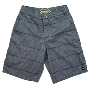 Rip Curl Boys Gray Striped Walking Shorts Size 22” - Picture 1 of 2