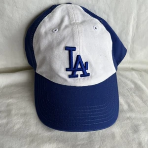 New *  Los Angeles Dodgers  Blue & White Strap Back 100% Cotton Curved Brim Hat - Picture 1 of 6
