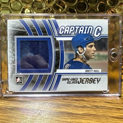 2012 In The Game Captain C # M-04 Silver Jersey All Blue Swatch - Image 1 of 3