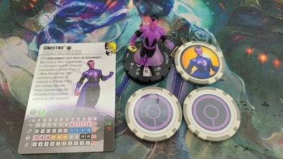 Heroclix DC Lantern Legacy Sinestro 041A SR With Custom UV Tokens Ultraviolet Co - Image 1 of 2