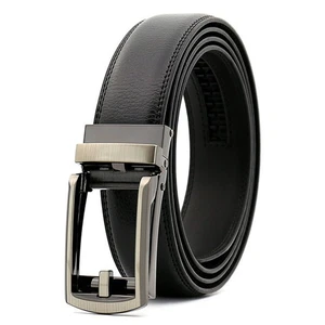 Men's Dress Comfort Genuine Click Belt,Adjustable Perfect Fit Leather Belt 27... - Bild 1 von 7