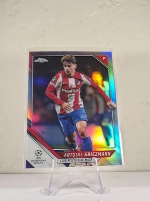 2021-22 Topps Chrome UCL #171  Antoine Griezmann Refractor Atletico - Image 1 of 2
