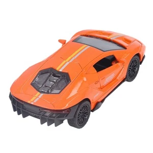 (orange)Aluminium-Sportwagen Schänes Langlebiges Metall-Automodell Mit Licht - Afbeelding 1 van 24
