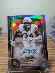 2025 Bowman Chrome University JOSH CAMERON 1st Refractor Auto /299 #BCA-JCA - Bild 1 von 2