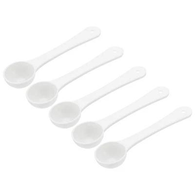 MECCANIXITY Micro Spoons 1 Gram Measuring Scoop Plastic Round Bottom Mini Spo... - Image 1 of 4