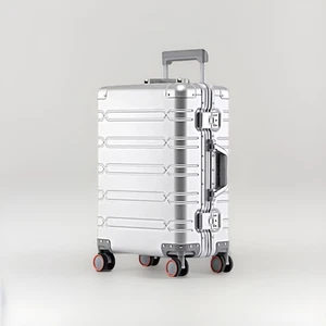 Aluminium Handgepäck Koffer 20 Zoll – Leicht, robust, TSA, Silber – Neu 2025 - Bild 1 von 6