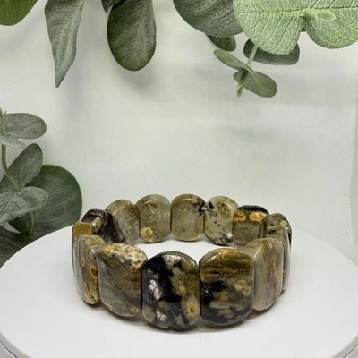 Ocean Jasper柔软手镯16.4毫米 — 第 1/2 张图片