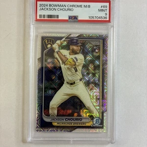 JACKSON CHOURIO (PSA 9) 2024 Bowman Chrome Mega Box MOJO Refractor RC #69 - Picture 1 of 1
