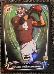 Jared Abbrederis 2014 Bowman Rookies #76 RC Rookie Green Bay Packers - Picture 1 of 2
