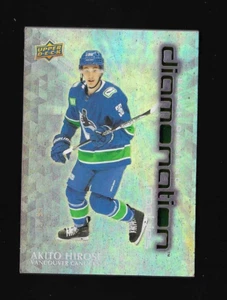 AKITO HIROSE RC 2023-24 SCHWARZ DIAMANT DIAMONATION ROOKIES Rookie Stanzschliff 03/99 - Bild 1 von 2