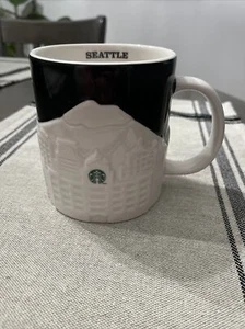 Starbucks Collector Series Coffee Mug - Seattle City 3D Relief - 2012 16oz mint - Picture 1 of 7